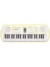 Casiotone Mini Keyboard SA-80 with Piano tones, White (44 Keys)